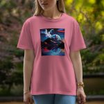 Mountain - Half Sleeve T-Shirt For Women