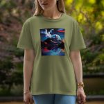 Mountain - Half Sleeve T-Shirt For Women