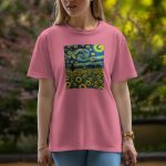 Sun Flower - Half Sleeve T-Shirt For Women