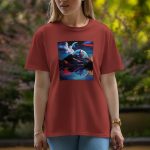 Mountain - Half Sleeve T-Shirt For Women