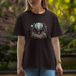 Hot Air Balloon - Half Sleeve T-Shirt For Women