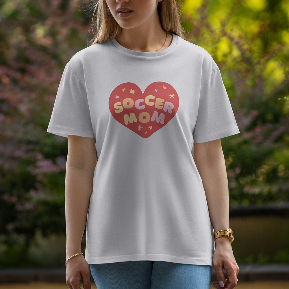 Soccer Mom - Half Sleeve T-Shirt For Women