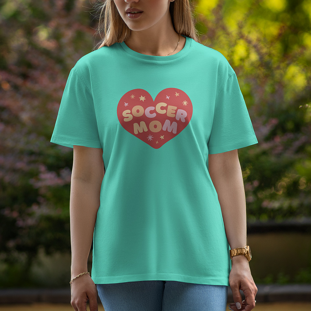 Soccer Mom - Half Sleeve T-Shirt For Women