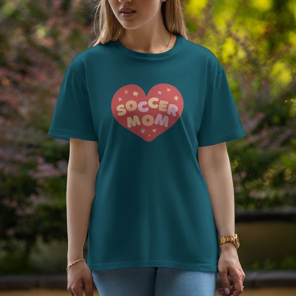 Soccer Mom - Half Sleeve T-Shirt For Women
