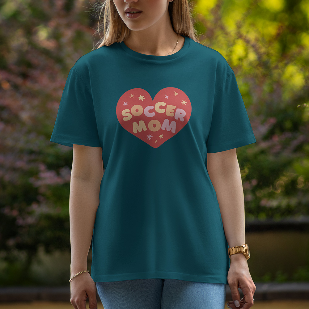 Soccer Mom - Half Sleeve T-Shirt For Women