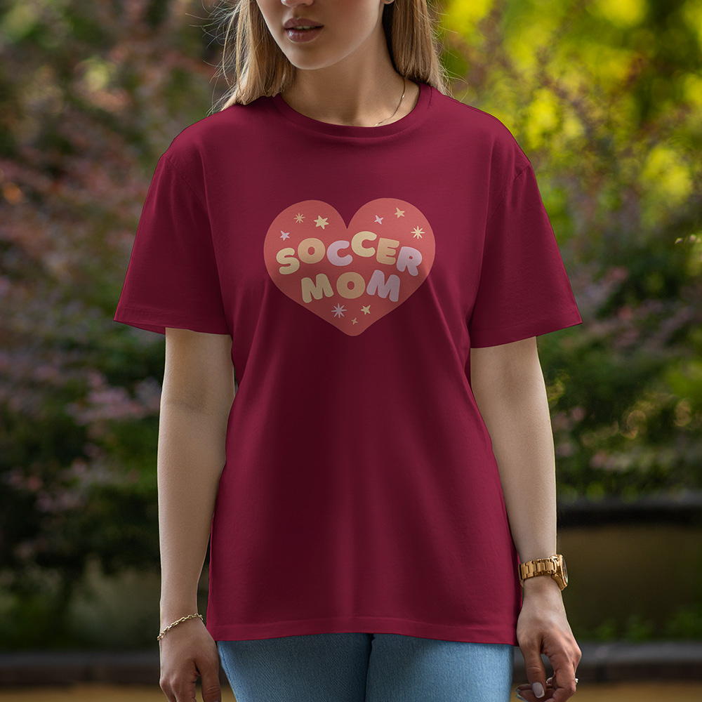 Soccer Mom - Half Sleeve T-Shirt For Women