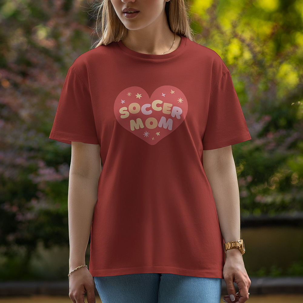 Soccer Mom - Half Sleeve T-Shirt For Women