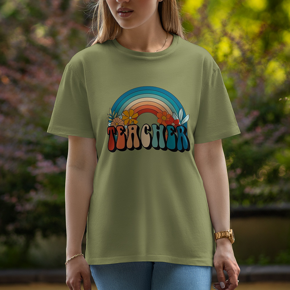 Teacher - Half Sleeve T-Shirt For Women