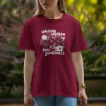Walking - Half Sleeve T-Shirt For Women