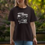 Walking - Half Sleeve T-Shirt For Women