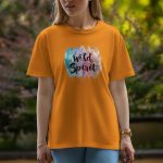 Wild Spirit - Half Sleeve T-Shirt For Women