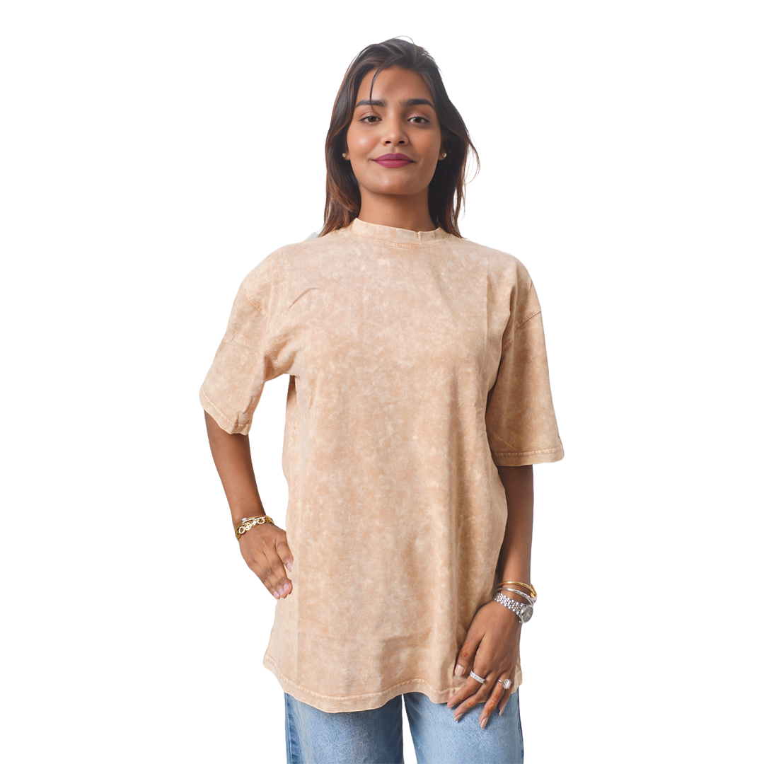 Purple - Classic Acid Wash Oversized T-Shirt