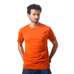 Copper Solid T-Shirt Half Sleeve