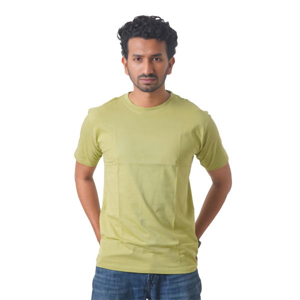 Black Solid T-Shirt Half Sleeve