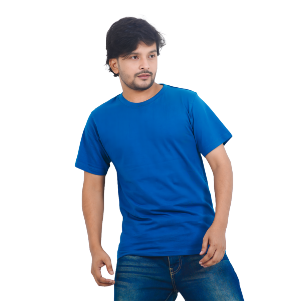 Yellow Solid T-Shirt Half Sleeve
