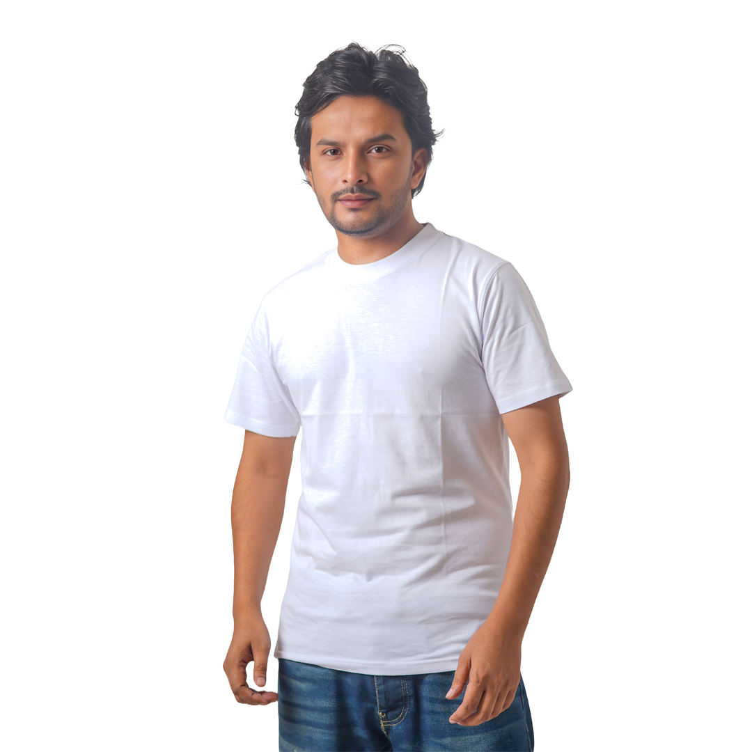 Maroon Solid T-Shirt Half Sleeve