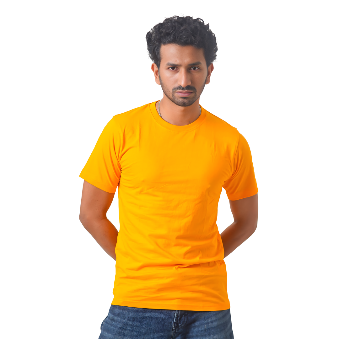 Maroon Solid T-Shirt Half Sleeve