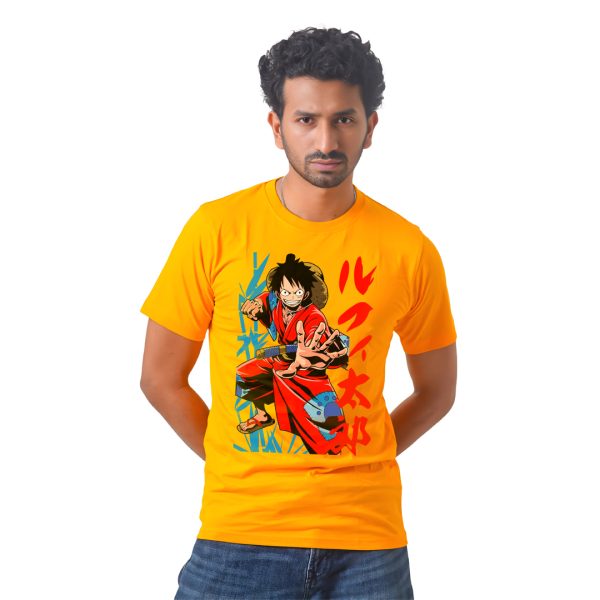 Ace One Piece Battle – Anime Premium Half Sleeve T-Shirt