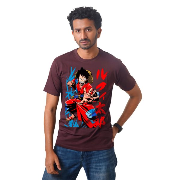 Ace One Piece Battle – Anime Premium Half Sleeve T-Shirt