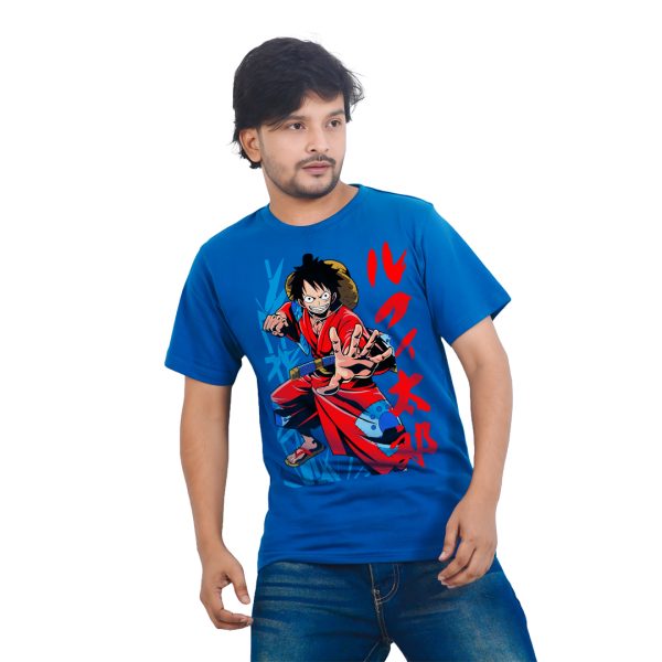 Ace One Piece Battle – Anime Premium Half Sleeve T-Shirt