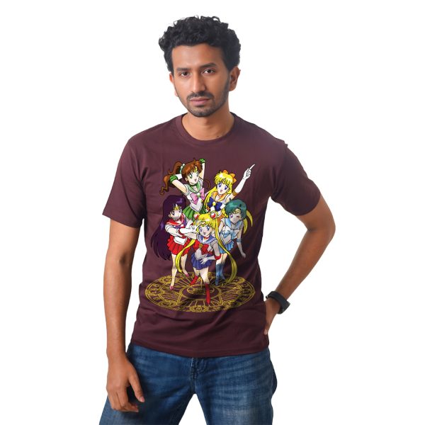 Anime Girls Groups – Anime Premium Half Sleeve T-Shirt