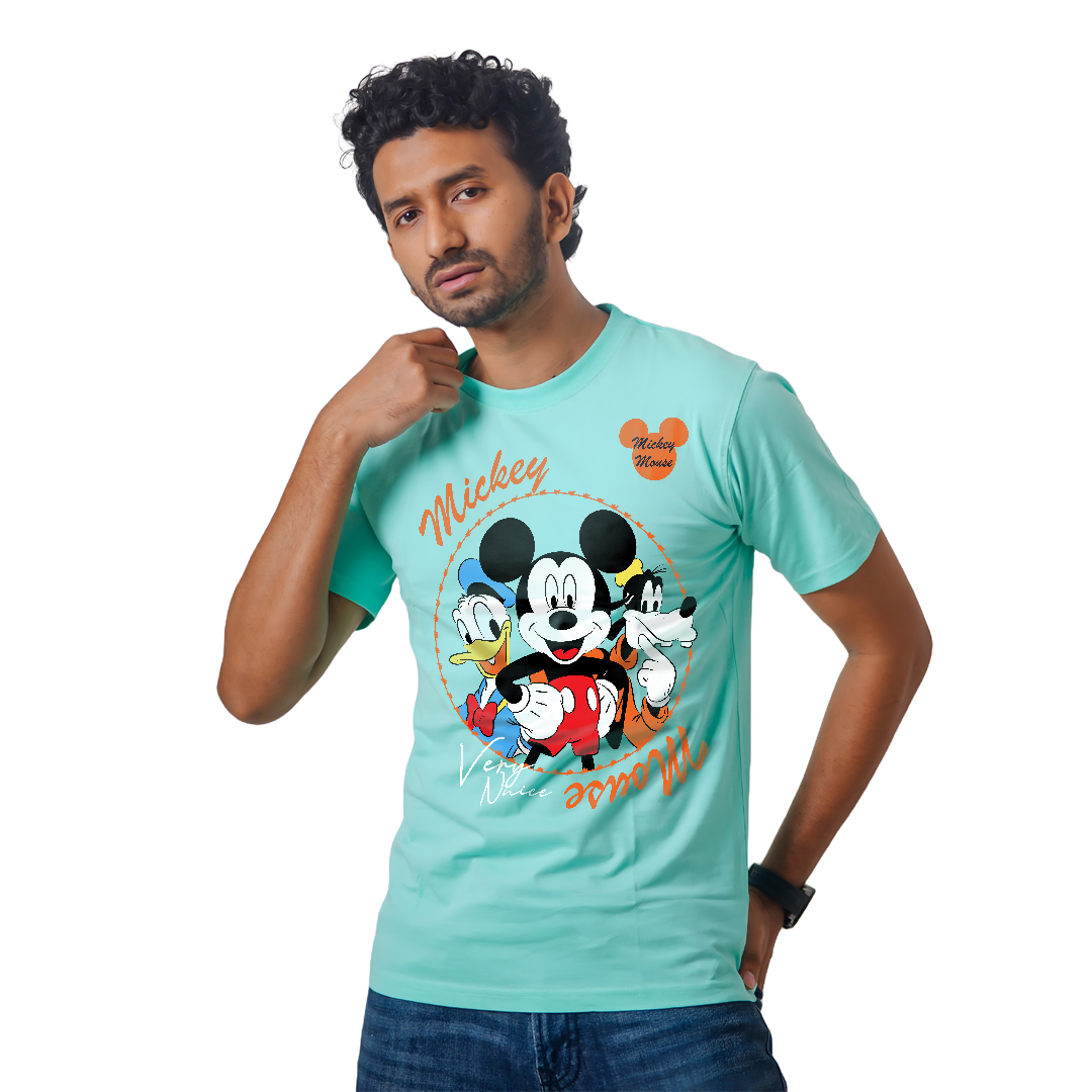 Mickey and Friends – Anime Premium Half Sleeve T-Shirt