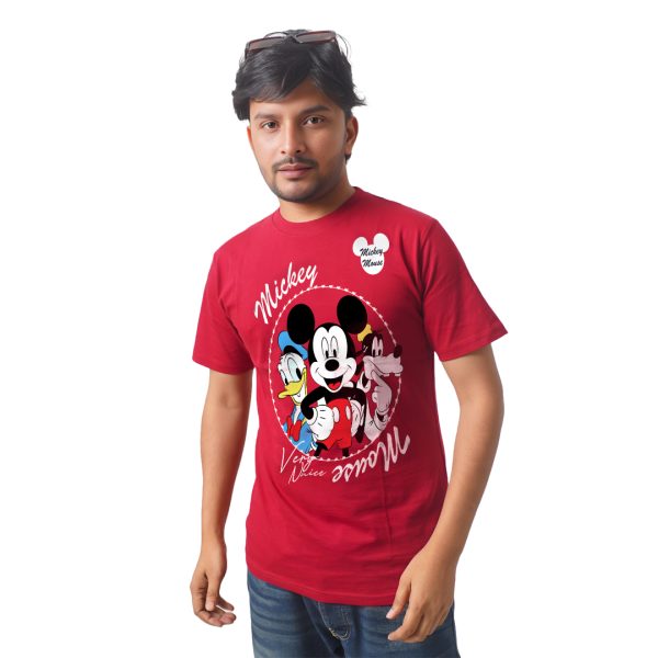 Mickey and Friends – Anime Premium Half Sleeve T-Shirt