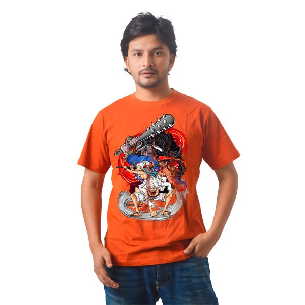 Monkey D Luffy Zoan Myth – Anime Premium Half Sleeve T-Shirt