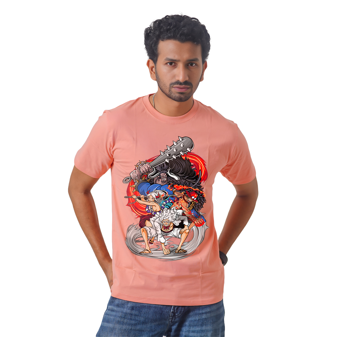 Monkey D Luffy Zoan Myth – Anime Premium Half Sleeve T-Shirt