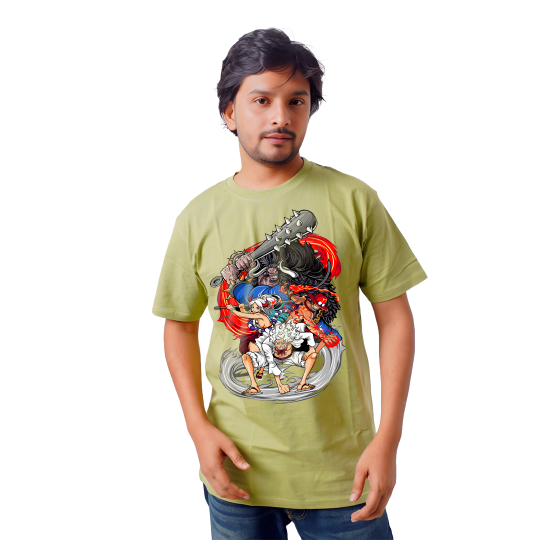Monkey D Luffy Zoan Myth – Anime Premium Half Sleeve T-Shirt