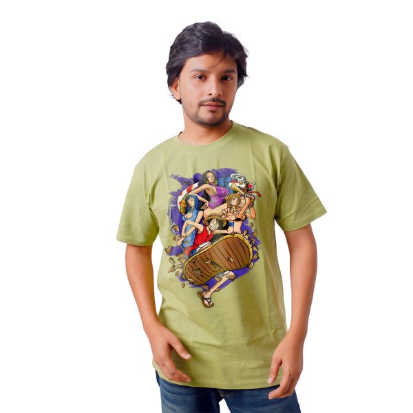One Piece Luffy Action Pose – Anime Premium Half Sleeve T-Shirt