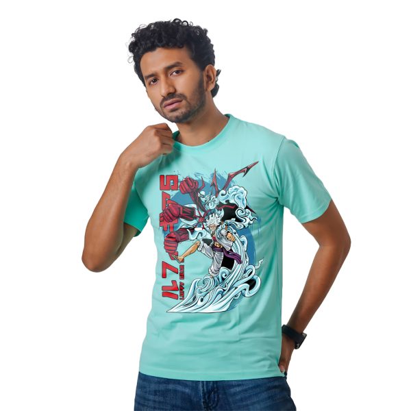 One Piece Luffy Poster – Anime Premium Half Sleeve T-Shirt
