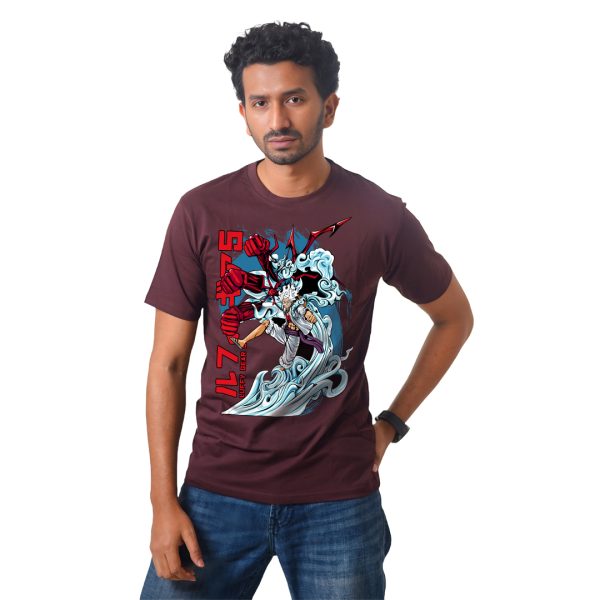 One Piece Luffy Poster – Anime Premium Half Sleeve T-Shirt