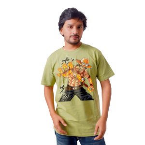 Portgas D. Ace – Anime Premium Half Sleeve T-Shirt