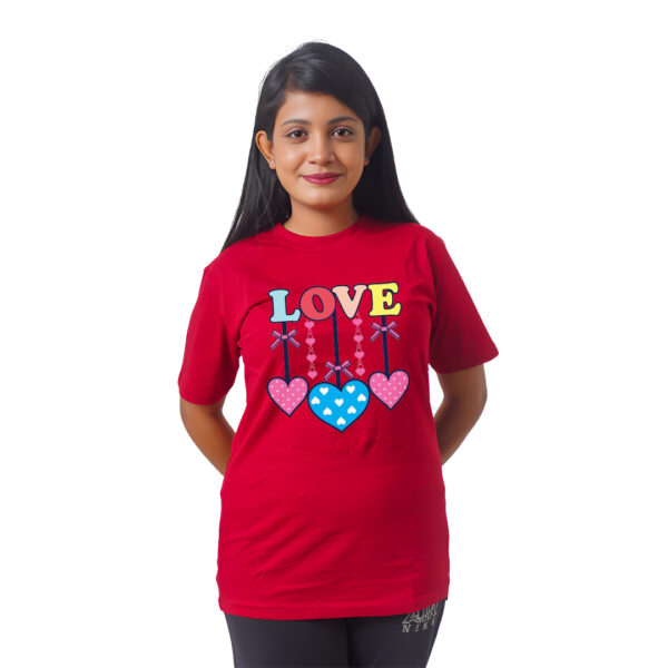3 Love Women’s Tees T-Shirts