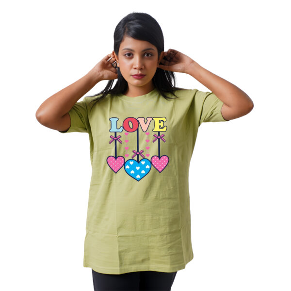 3 Love Women’s Tees T-Shirts