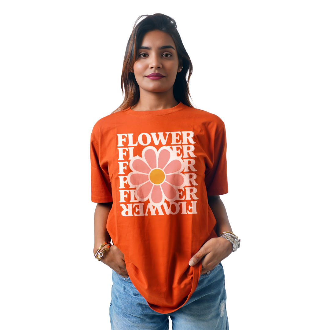 Big Flowers Women’s Tees T-Shirts