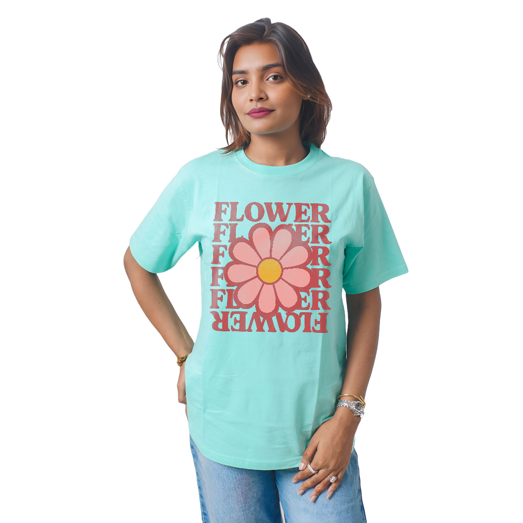 Big Flowers Women’s Tees T-Shirts