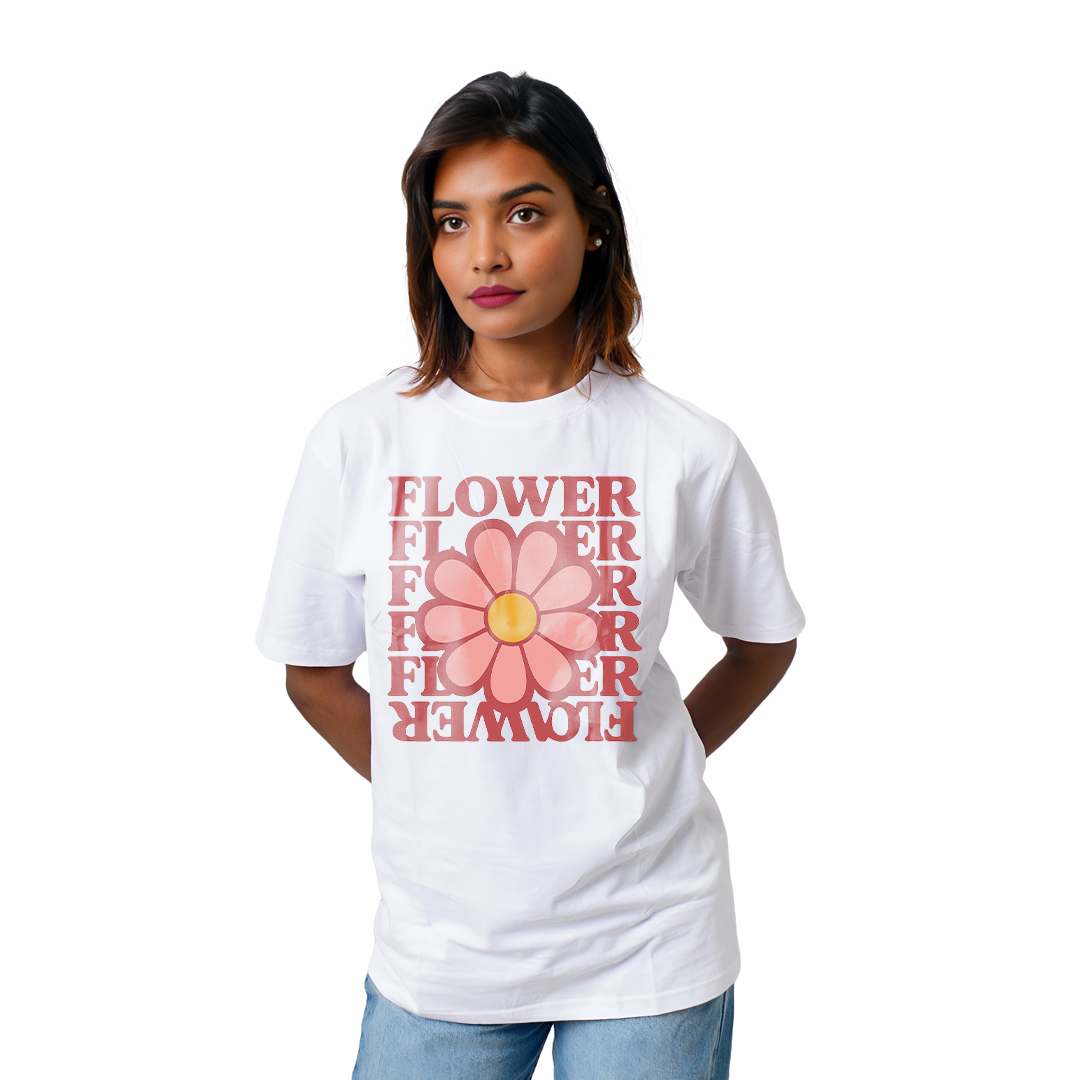 Big Flowers Women’s Tees T-Shirts
