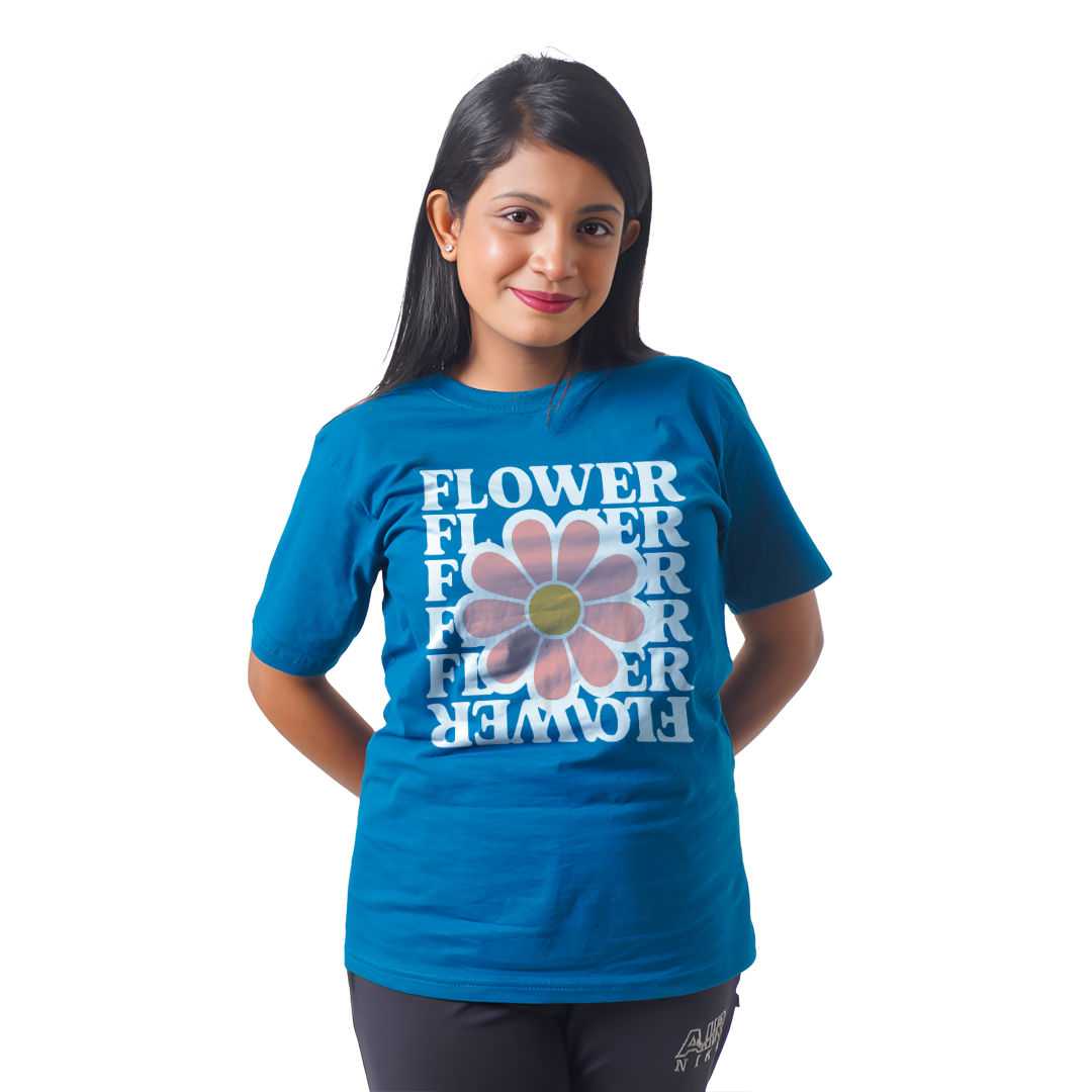 Big Flowers Women’s Tees T-Shirts