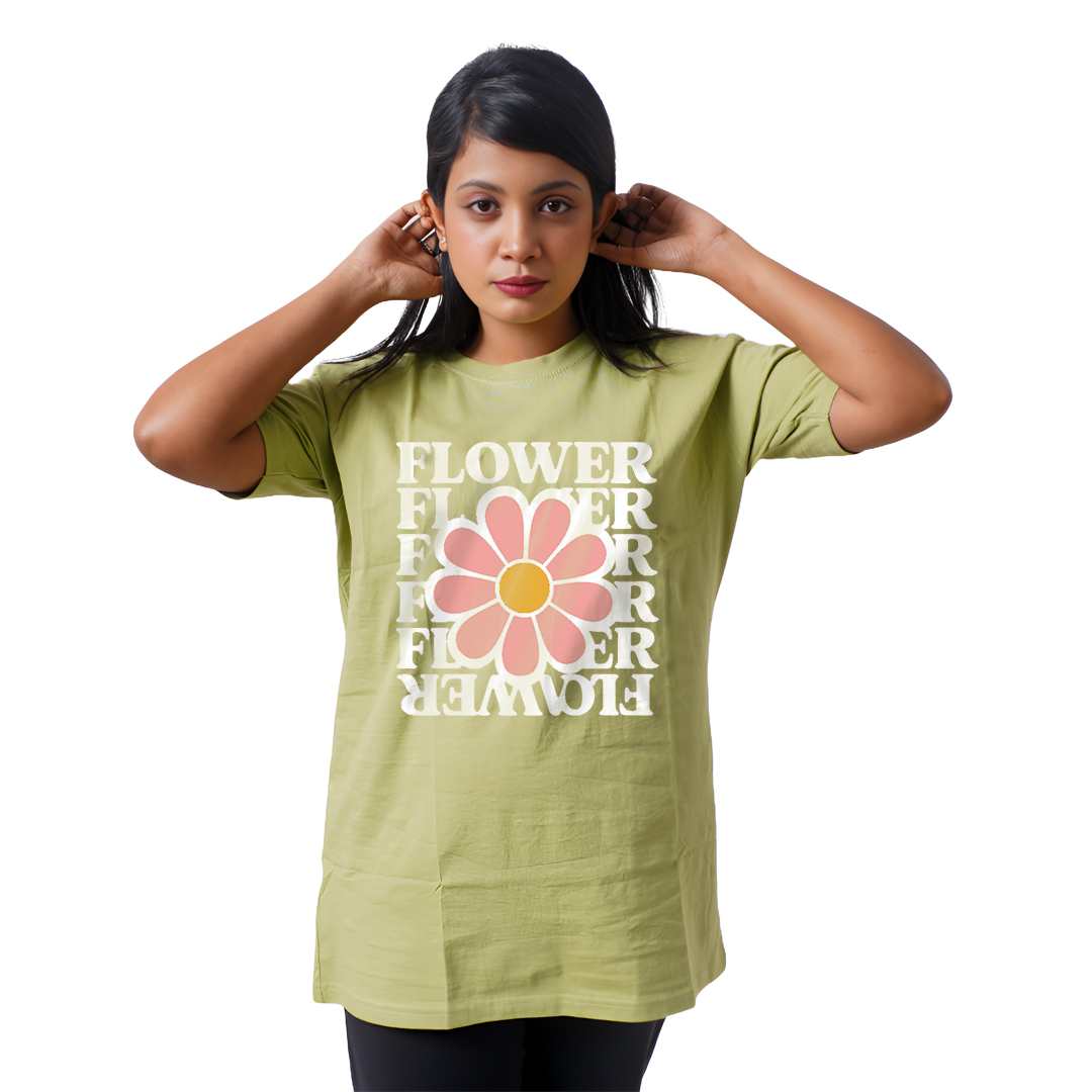 Big Flowers Women’s Tees T-Shirts