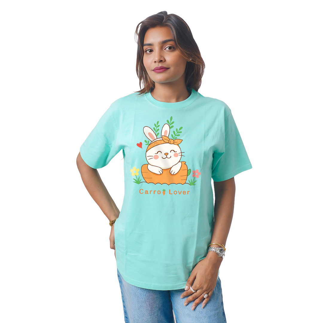 Carrot Cartoon Women’s Tees T-Shirts