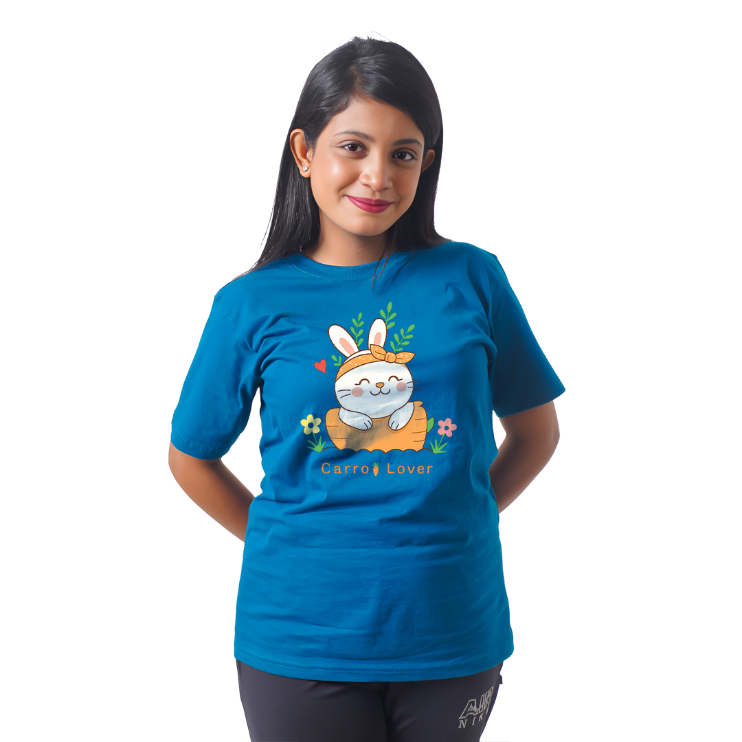 Carrot Cartoon Women’s Tees T-Shirts