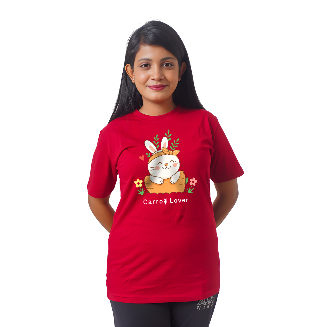 Carrot Cartoon Women’s Tees T-Shirts