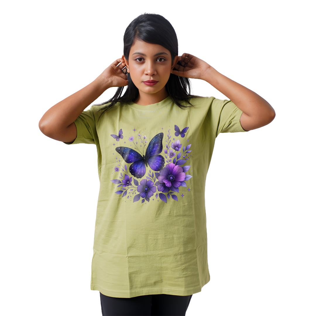 Color Ful Flowers Women’s Tees T-Shirts