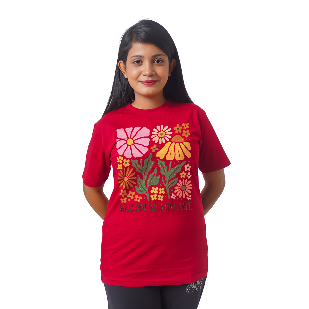 Colorful Flowers Bundle Women’s Tees T-Shirts