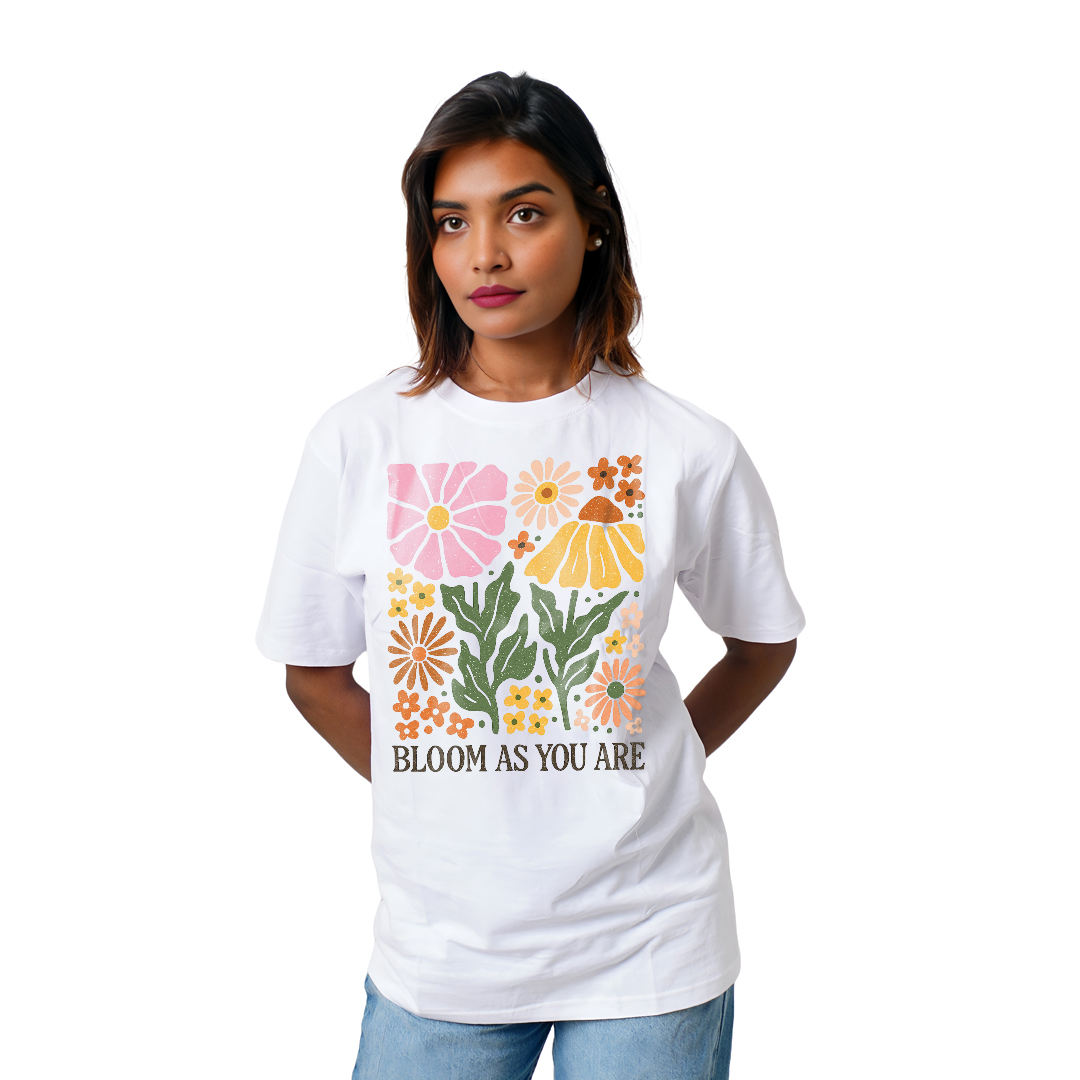 Colorful Flowers Bundle Women’s Tees T-Shirts