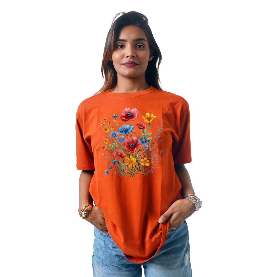 Flower Bundle Women’s Tees T-Shirts