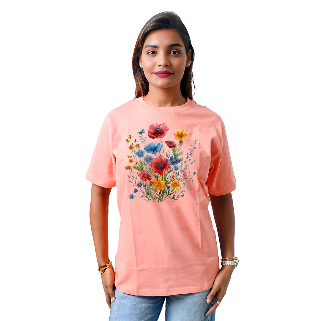 Flower Bundle Women’s Tees T-Shirts