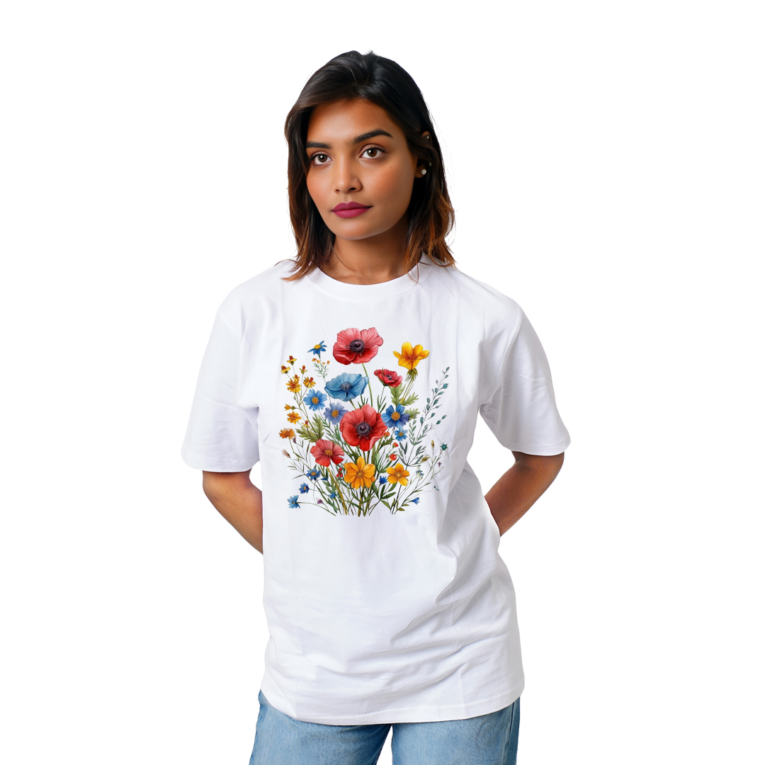 Flower Bundle Women’s Tees T-Shirts